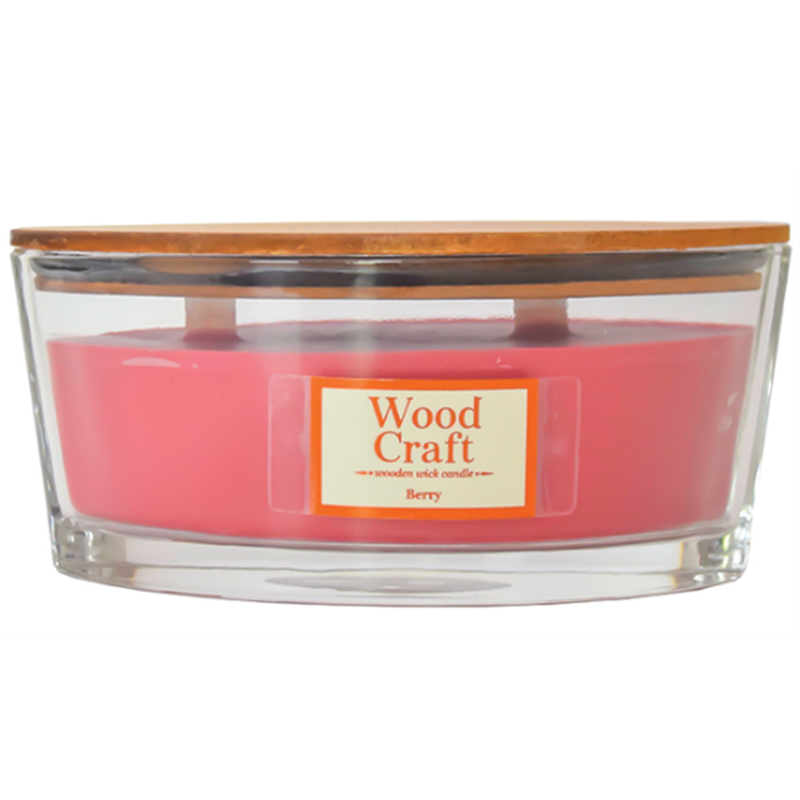 Woodcraft Large Ellipse Crackling Wooden - (Berry) 454g / 16oz