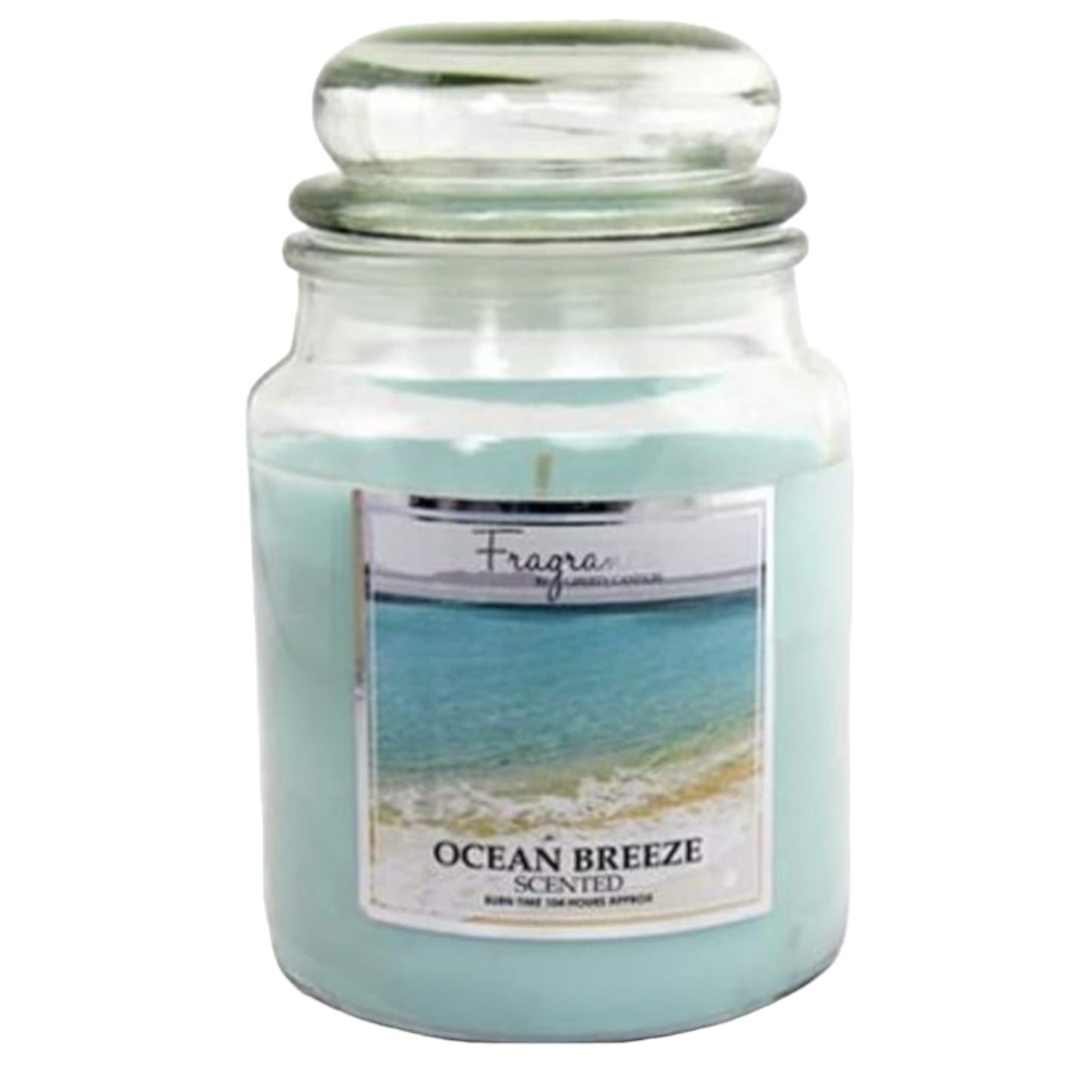 Liberty Natural Soy - Large "Ocean Breeze" (18oz - 104hr Clean Burning)