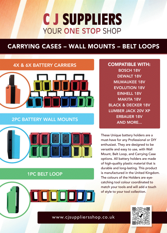 Multi Brand 4x & 6x Carrying Battery Case