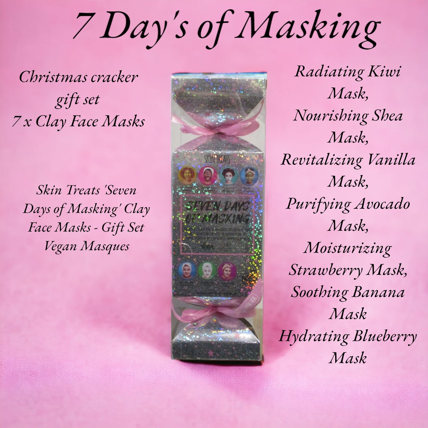 7 Days Masking - Vegan Clay Skin Masks Calming, Soothing, Hydrating & Purifying etc. (Copy)