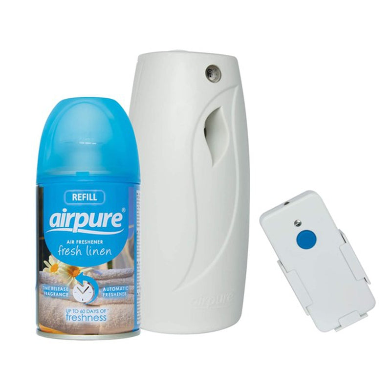 Airpure Air-Volition Automatic Air Freshener with Remote Boost - Fresh Linen Fragrance10