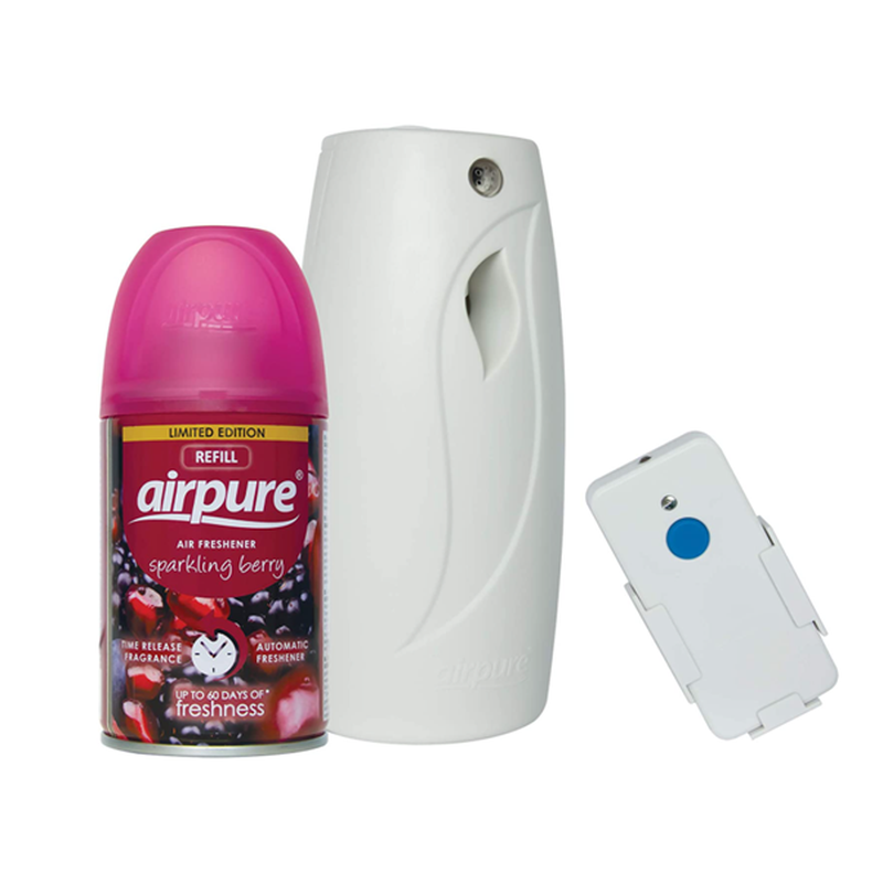 Airpure Air-Volition Automatic Air Freshener with Remote Boost - Sparkling Berry