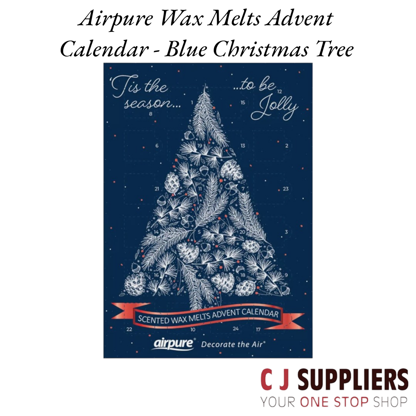 Airpure Wax Melts Advent Calendar - Blue Christmas Tree