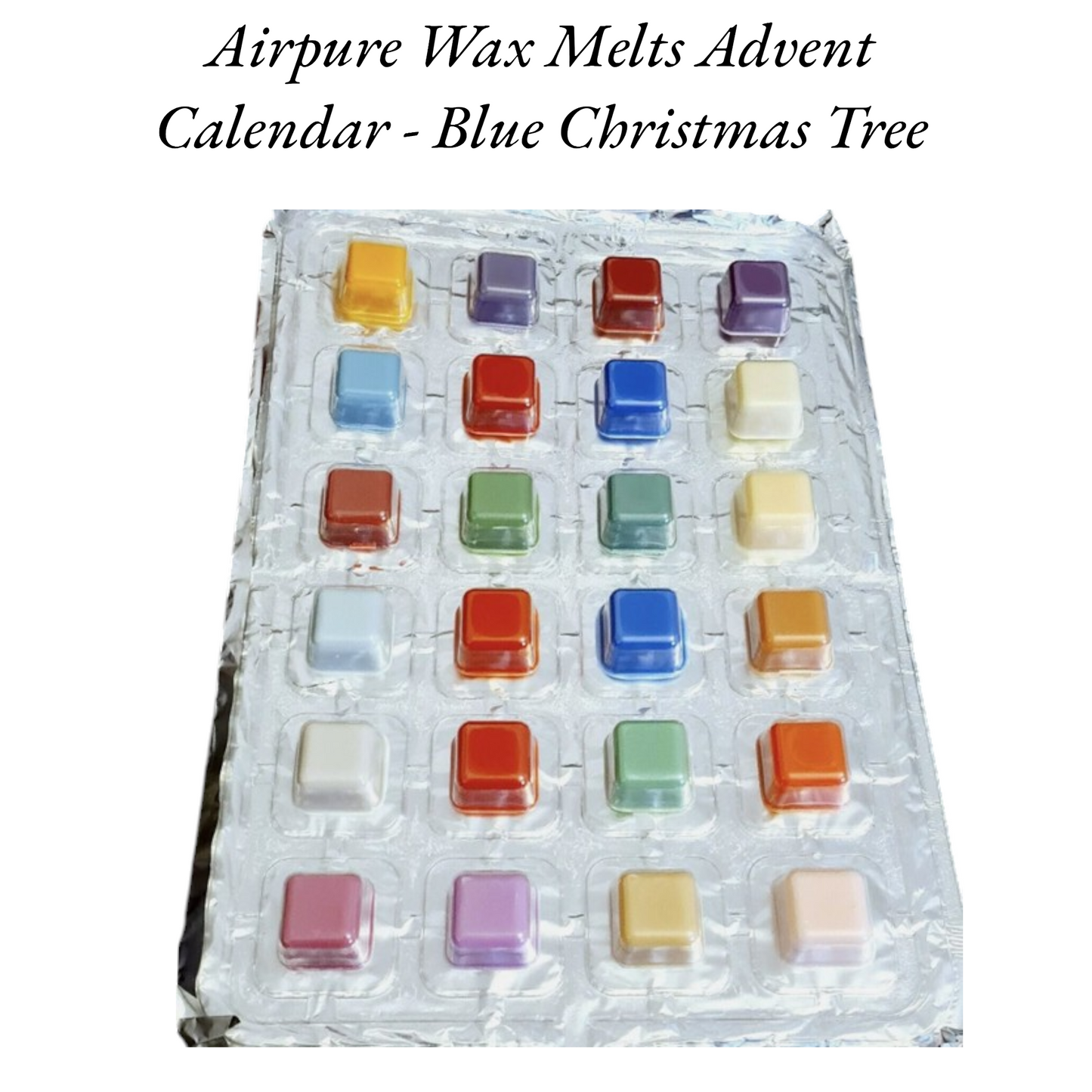 Airpure Wax Melts Advent Calendar - Blue Christmas Tree