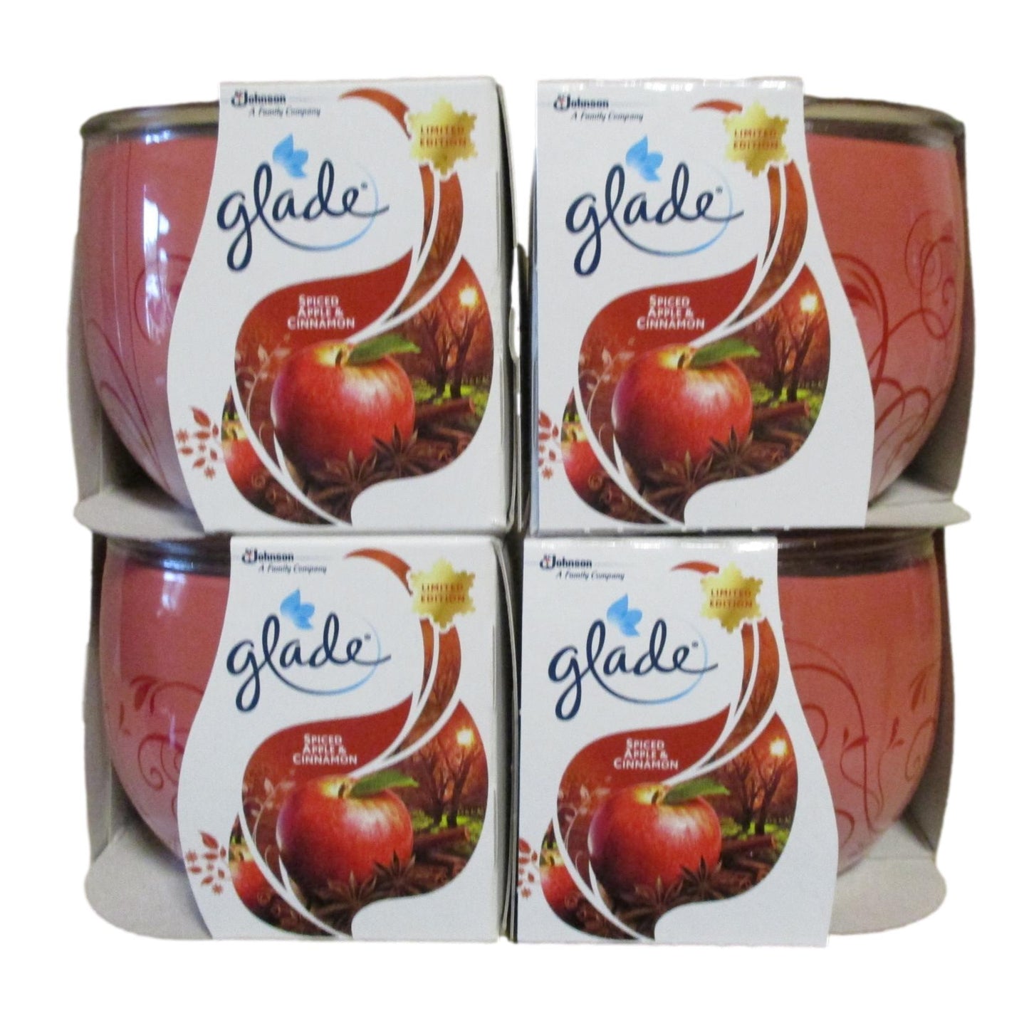 Glade - Scented Candle in Glass Jar (Lavender Spa) 24hr Burning (per candle) 120g