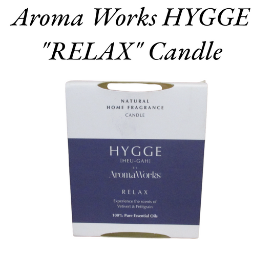 Aroma-Works Hygge “RELAX” Vetivert & Petitgrain, Candle 220g