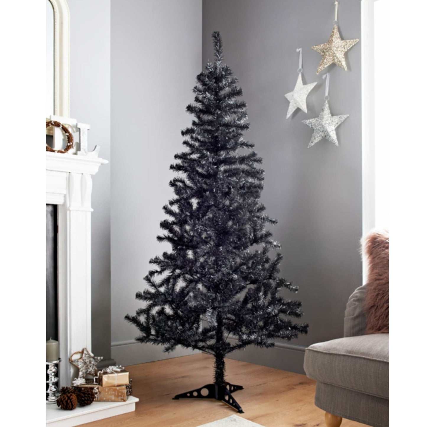 Black Christmas Tree 6ft