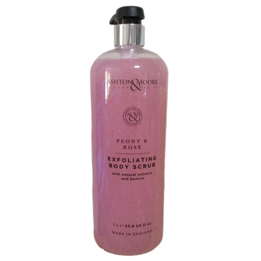 Ashton & Moore London Design - Peony & Rose - Luxury Exfoliating Body Scrub 1Lt