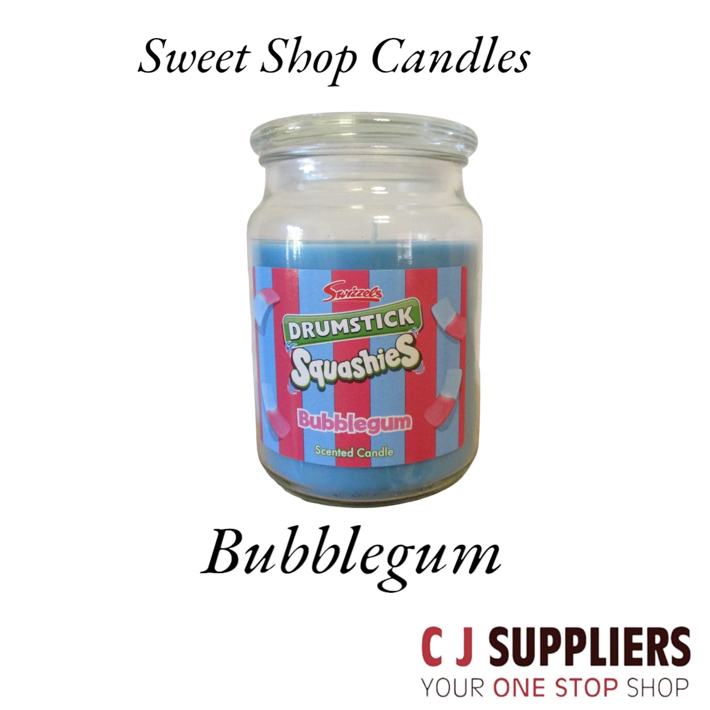 Swizzels (Sweet Shop Favorites) Squashies  Bubblegum Candle