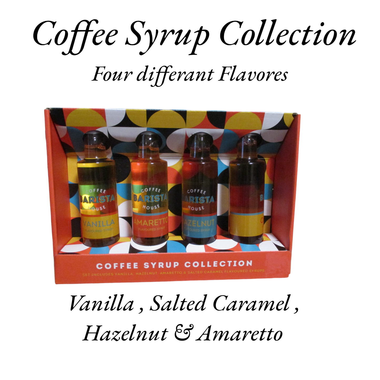 Coffee Shop Collection Coffee Syrups 4x 85ml