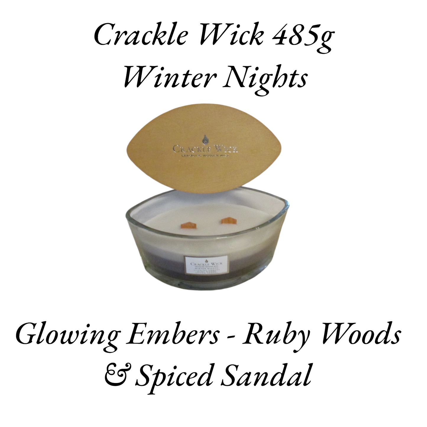 Crackle Wick 485g Winter Nights