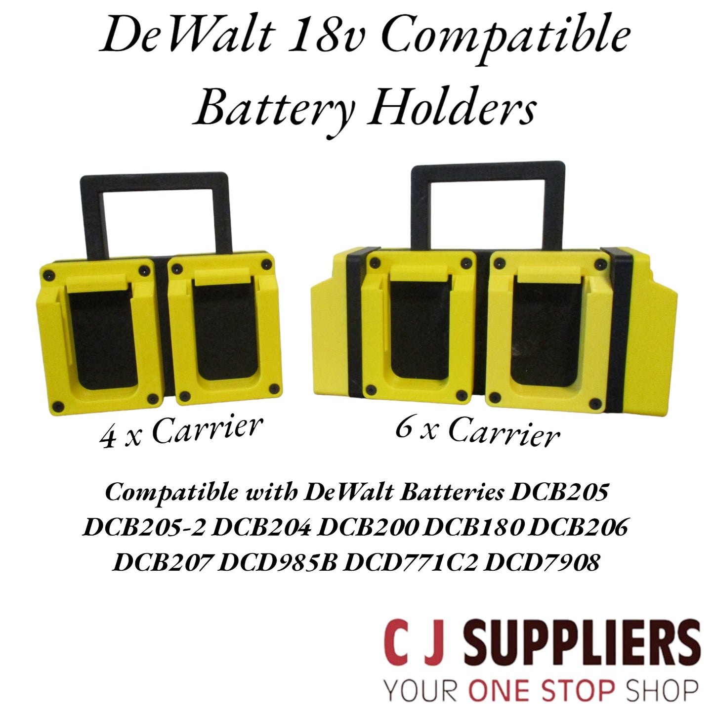 Multi Brand 4x & 6x Carrying Battery Case