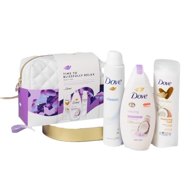 Dove Time to Blissfully Relax Beauty Bag Gift Set