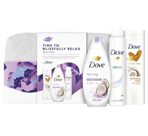 Dove Time to Blissfully Relax Beauty Bag Gift Set