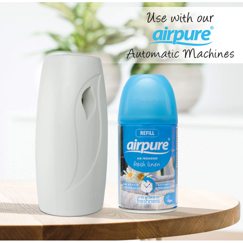 Airpure Air-O-Matic Air Freshener Refill - Fresh Linen Fragrance x 1