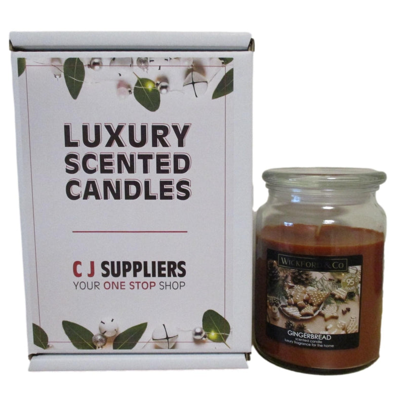 Luxury Scented Candle - (Gingerbread) - Christmas Gift Boxed