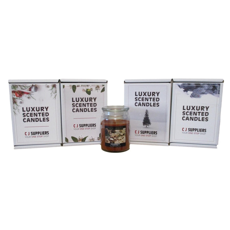 Luxury Scented Candle - (Gingerbread) - Christmas Gift Boxed