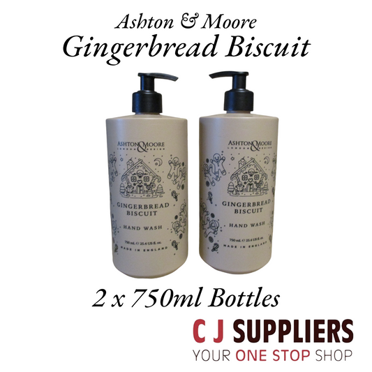 Ashton & Moore London Design - Gingerbread Biscuit   - Luxury Hand Wash 2 x 750ml Hand Wash (Copy)