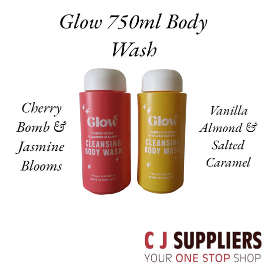 Glow Body Wash 750ml - Vanilla / Caramel & Cherry / Jasmine