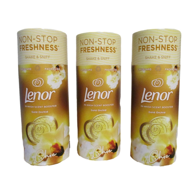 Lenor Beads In-Wash Scent Booster, 3 x 176g Pack's, (Gold Orchid)20