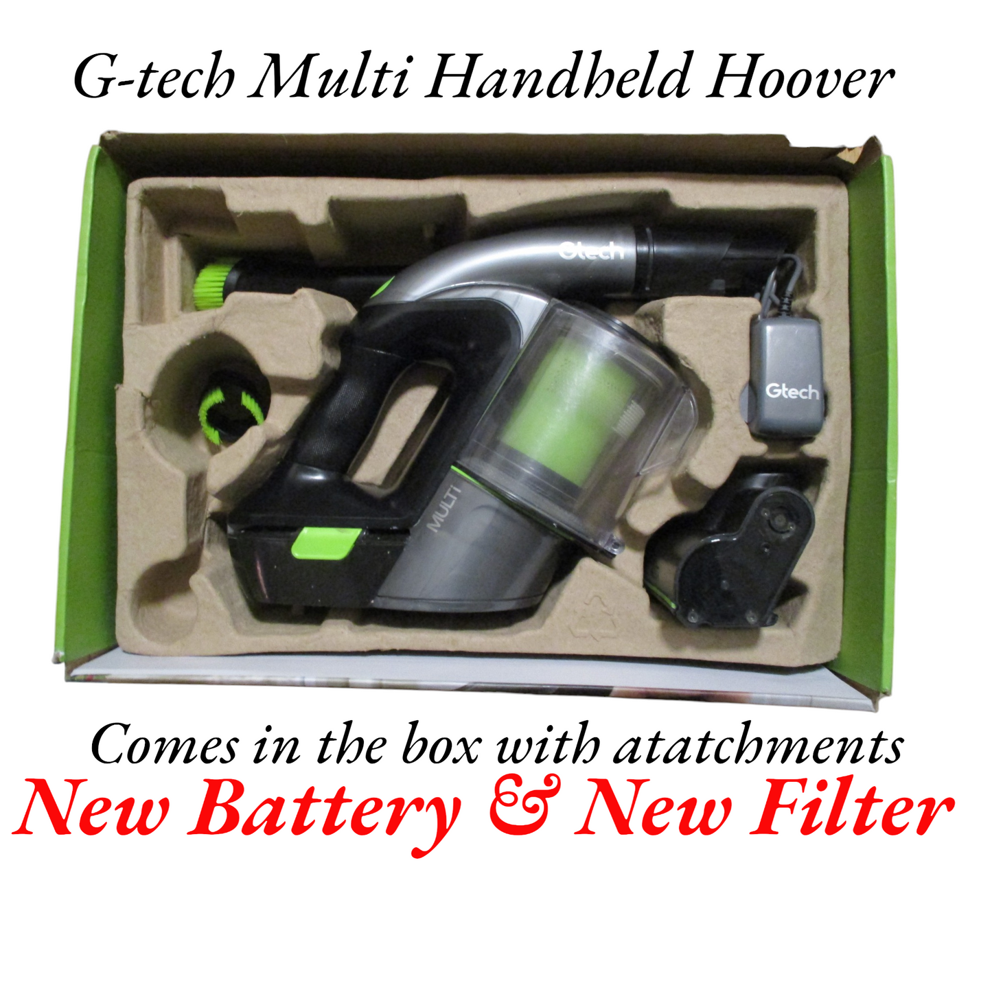 Refurbished GTECH Handheld Vacuum Cleaner ATF036 MK2