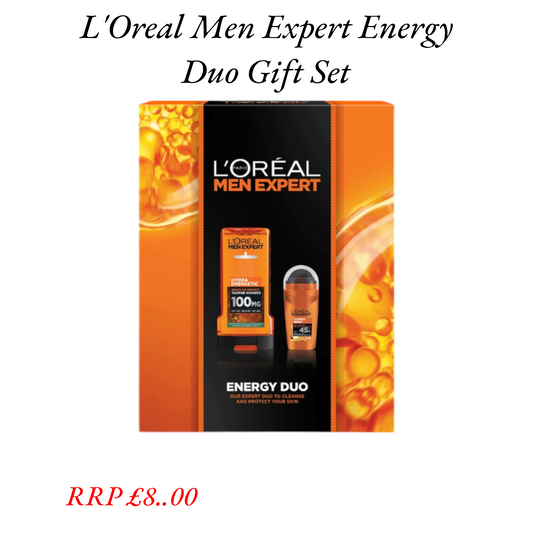 L'Oreal Men Expert Energy Duo Gift Set (RRP £8.00)