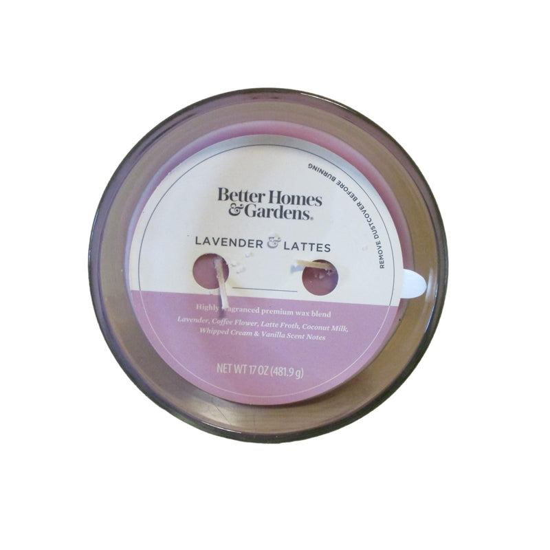 Better Homes & Garden - Lavender & Lattes - 17oz, 60hrs (Clean Burn) Candle