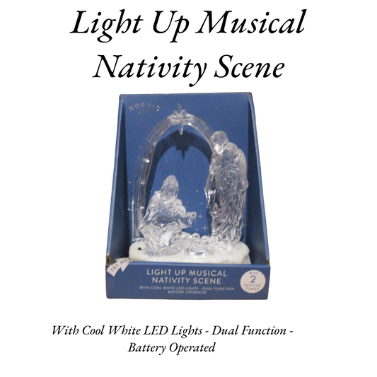 Magical Light Up Musical Nativity Scene.