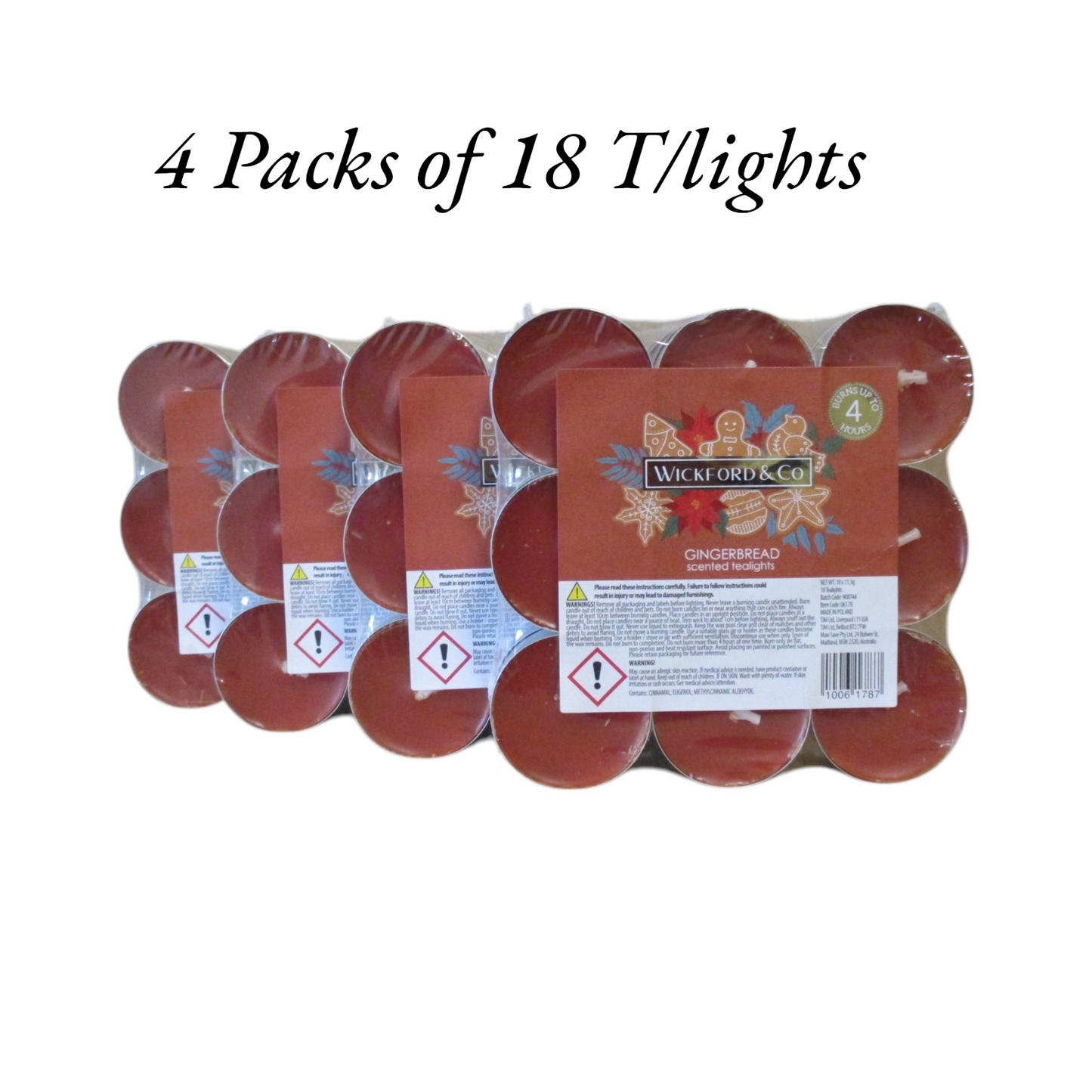 The Gingerbread Collection - 18oz Candle - Wax Melts - T/Lights - Pillar & Diffuser