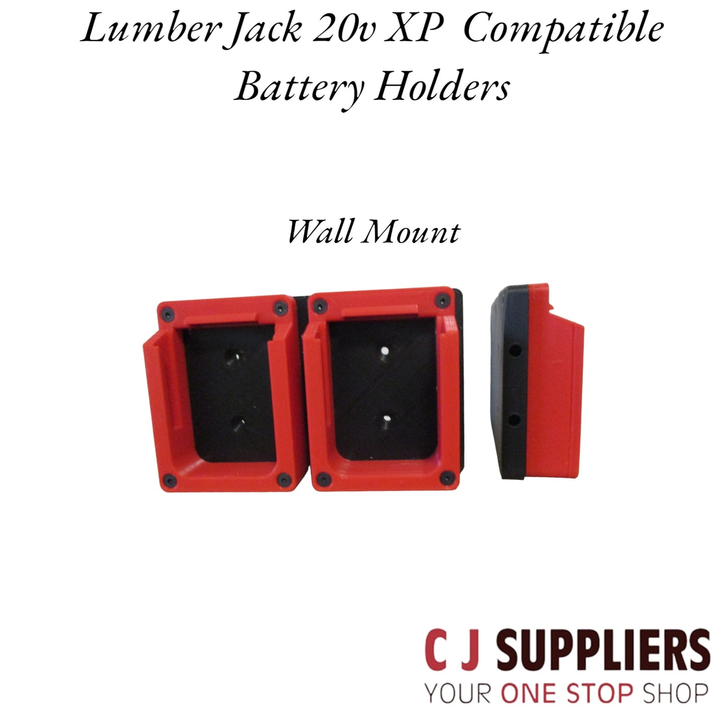 Lumber Jack 20v XP  "Compatible” Battery - Wall Mount - Belt Loop & Carrying Case