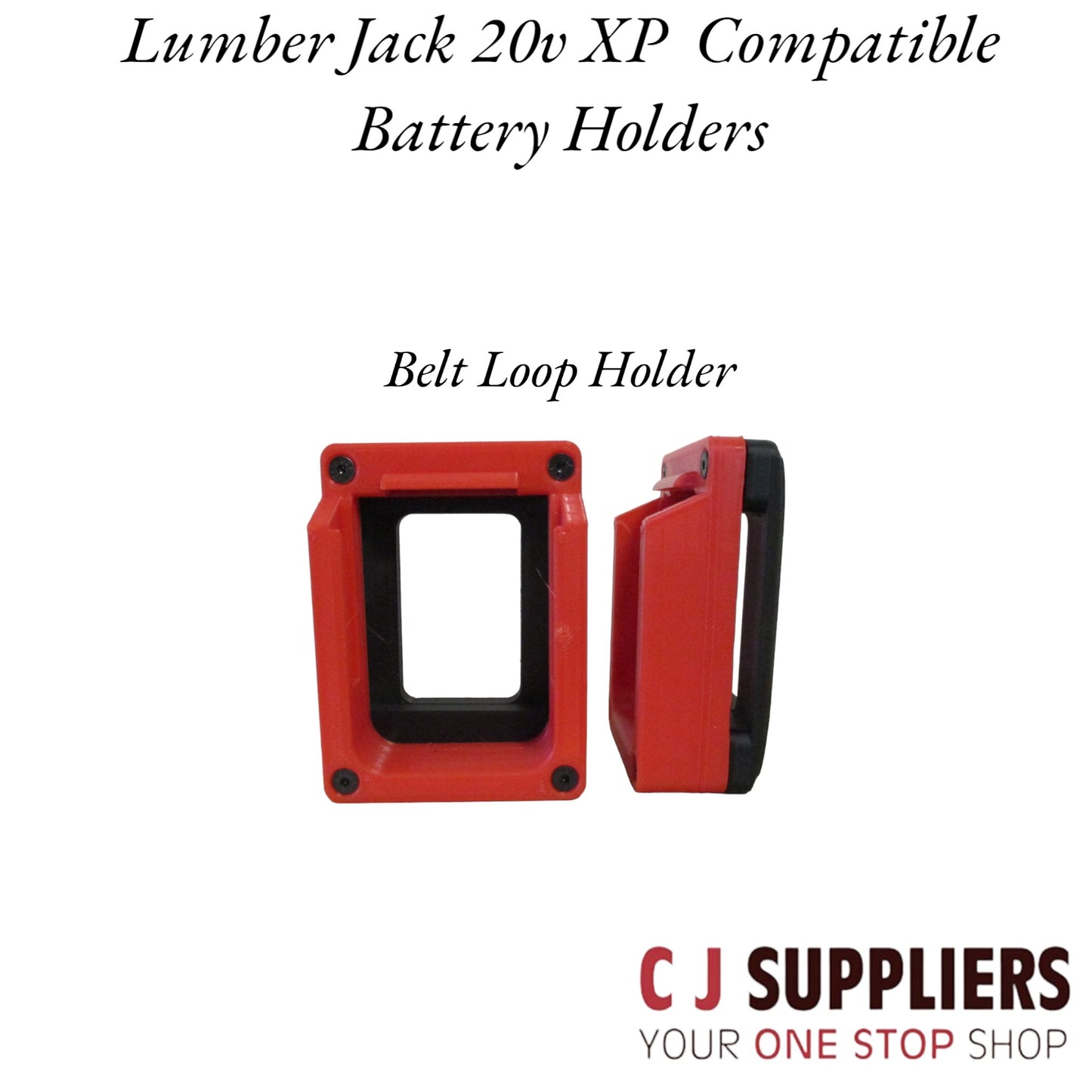 Lumber Jack 20v XP  "Compatible” Battery - Wall Mount - Belt Loop & Carrying Case