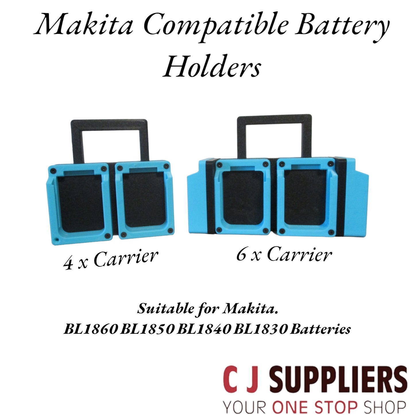 Multi Brand 4x & 6x Carrying Battery Case