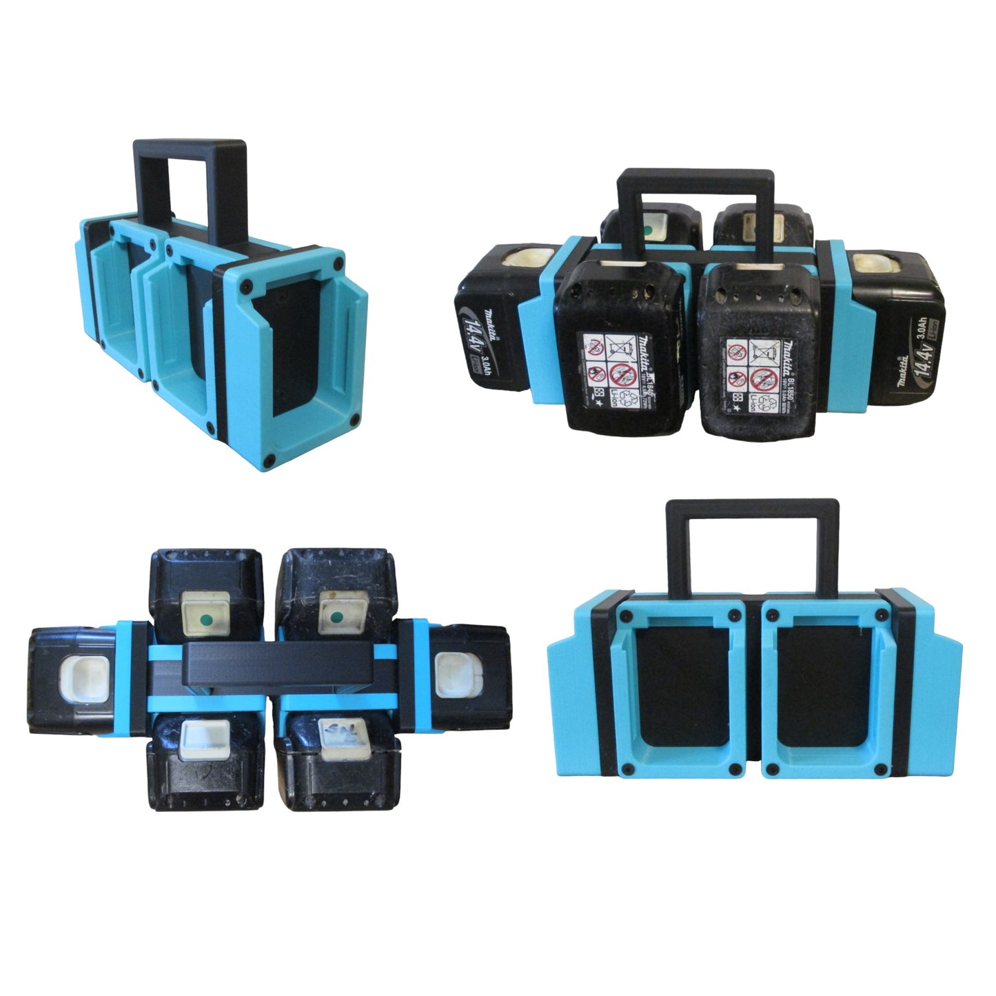 Multi Brand 4x & 6x Carrying Battery Case