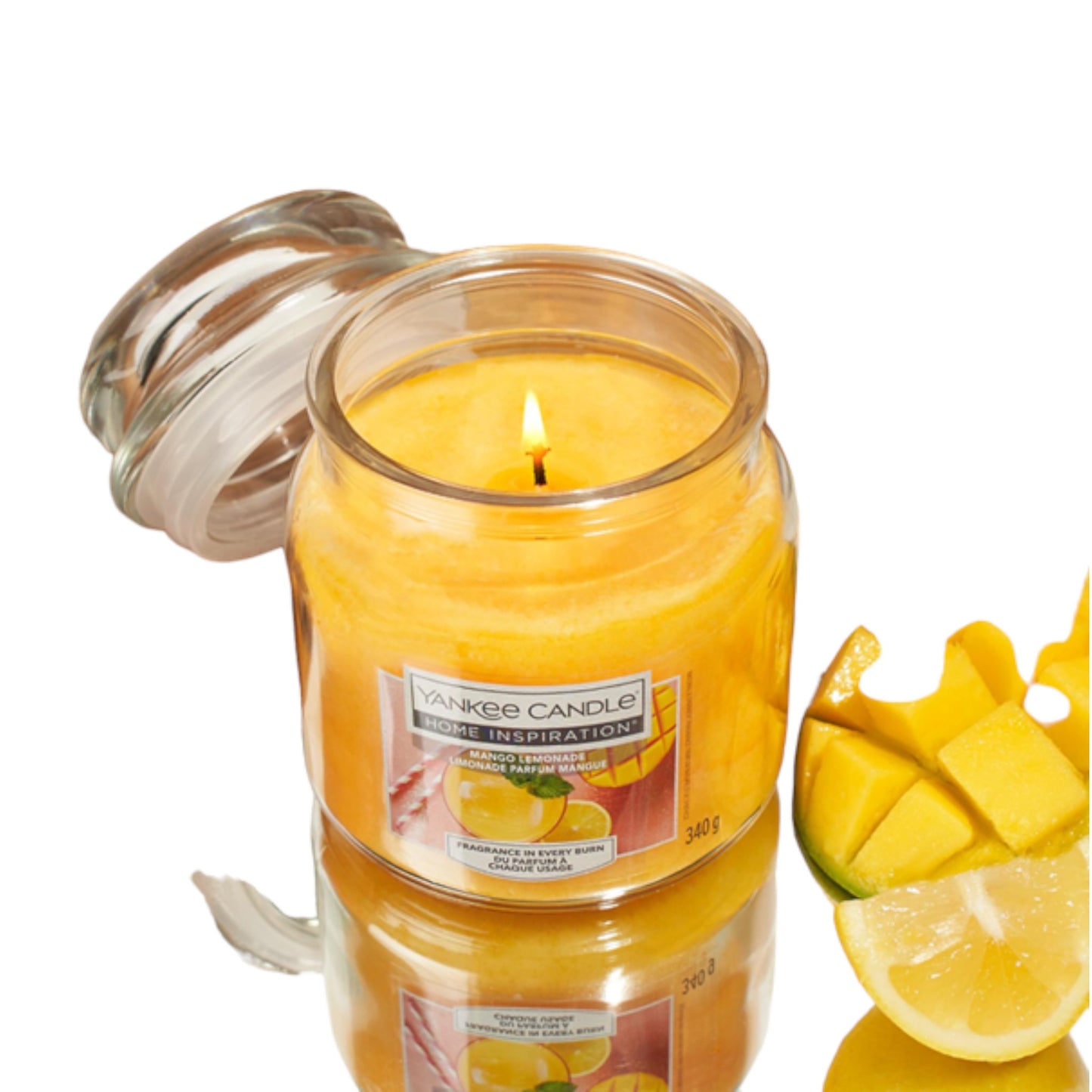 Yankee Mango & Lemonade Medium Jar 340g