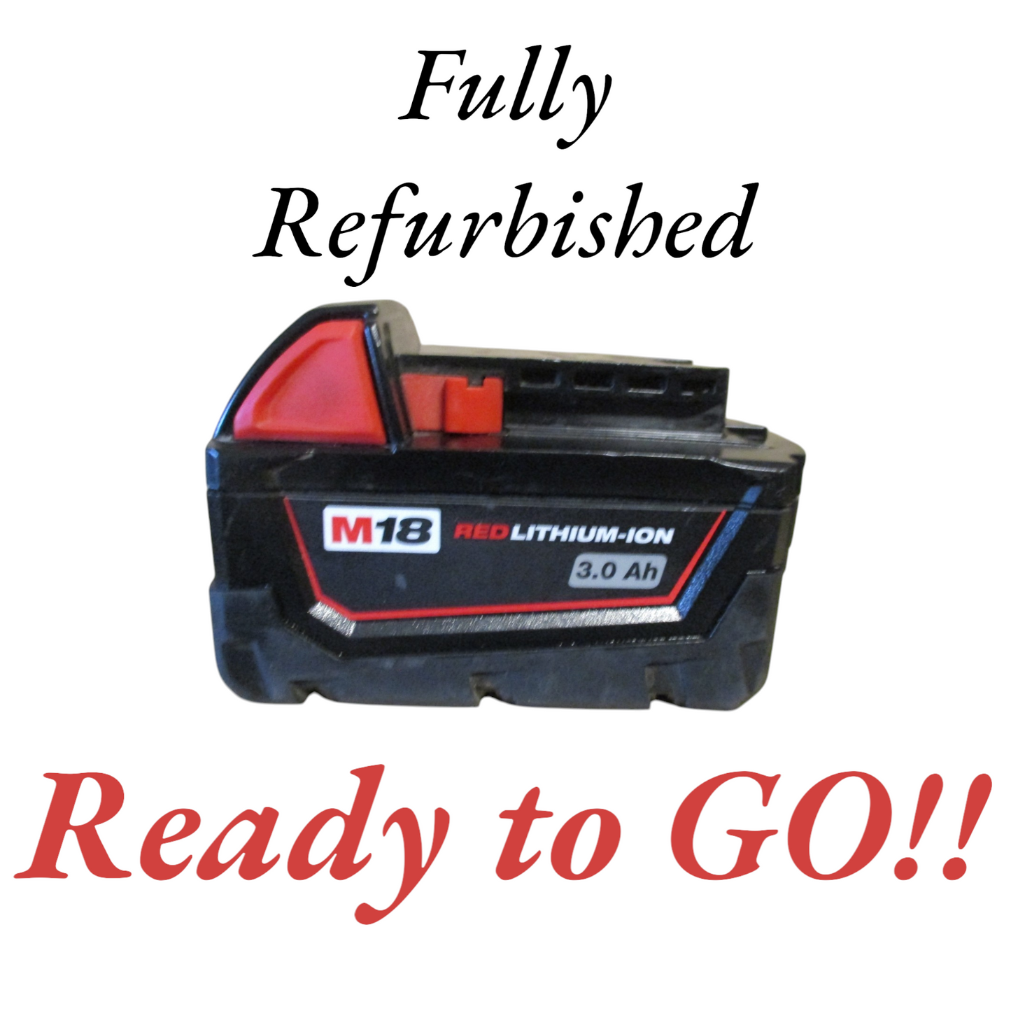 Milwaukee Reconditioned Batteries 3Ah - 4Ah & 5Ah