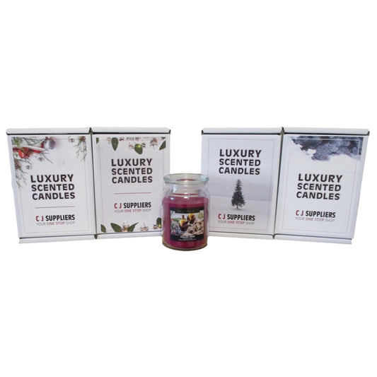 Luxury Scented Candle - (Mulled Wine) - Christmas Gift Boxed