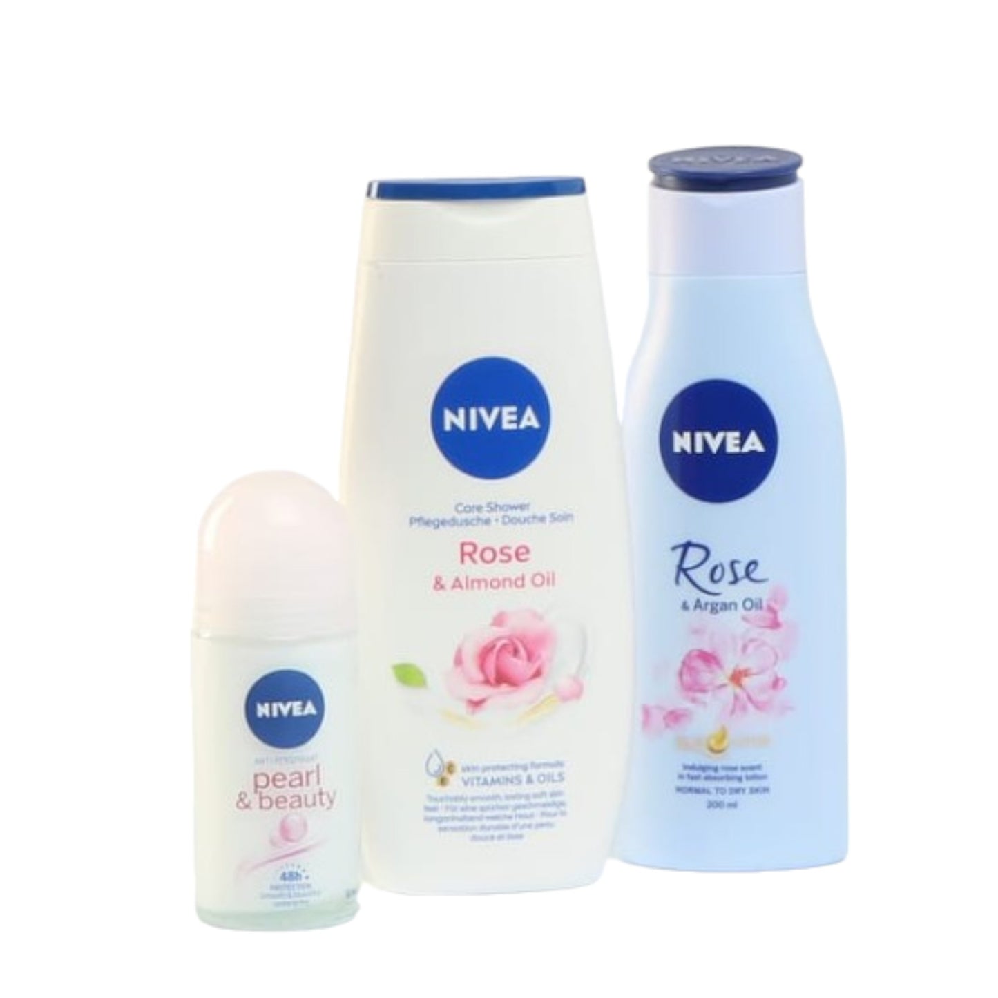 NIVEA Rose Soft Skincare Regime Gift Set.