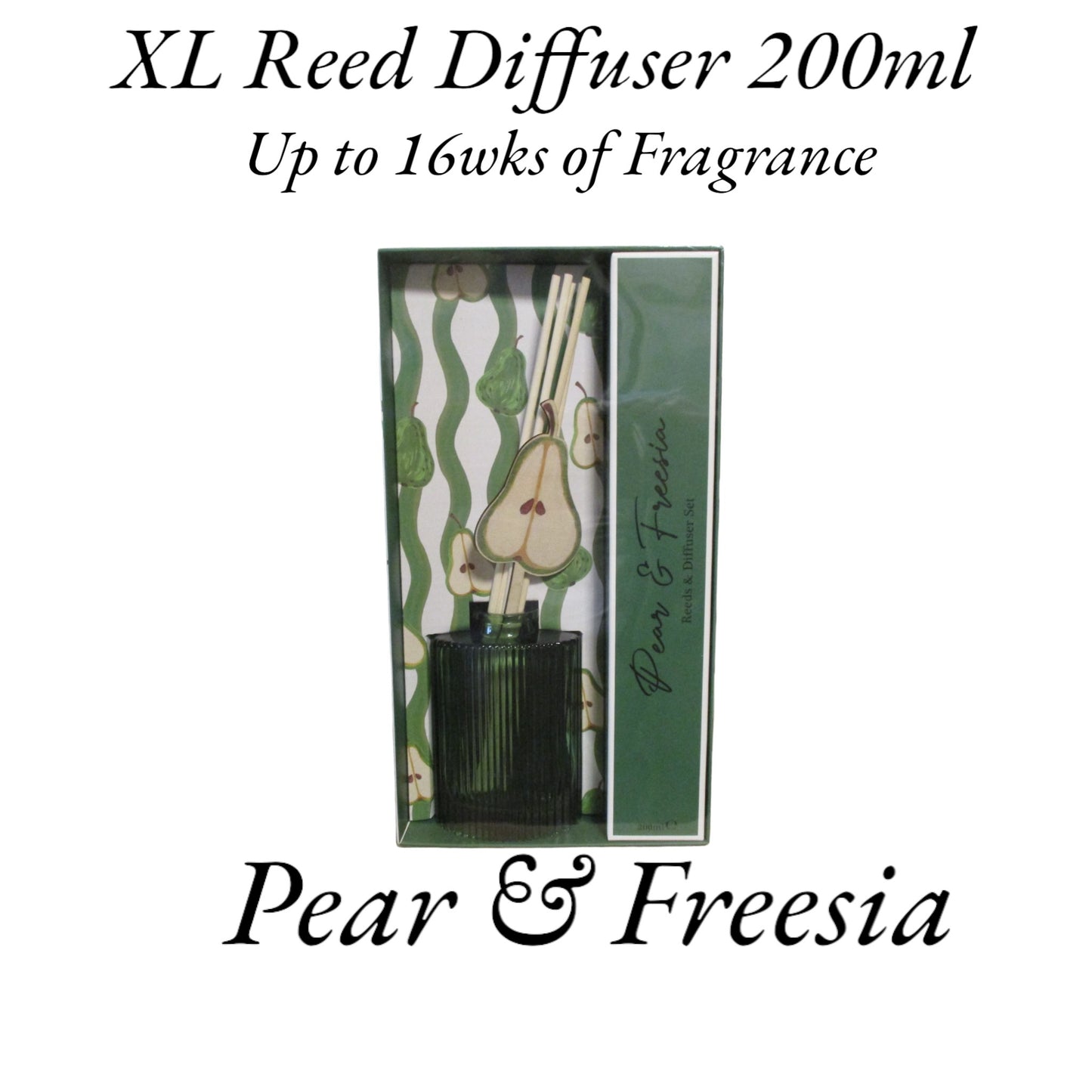 Diffuser XL - 200ml  Pear & Freesia - 16 weeks of fragrance