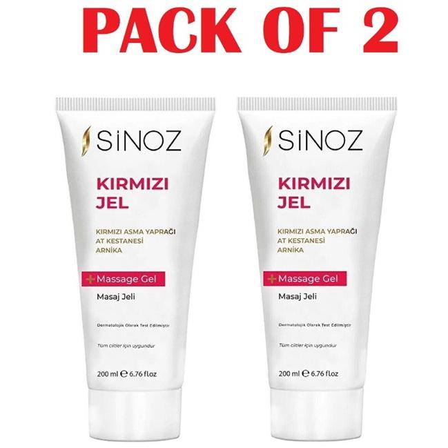 MASSAGE GEL SINOZ RELAXING AND HEATING GEL PROVIDES INSTANT REGIONAL RELIEF