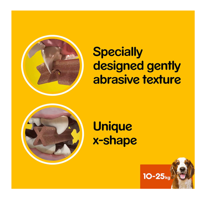 2 X Boxes Of Pedigree Dentastix - Fresh Daily Dental Chews Medium Dog