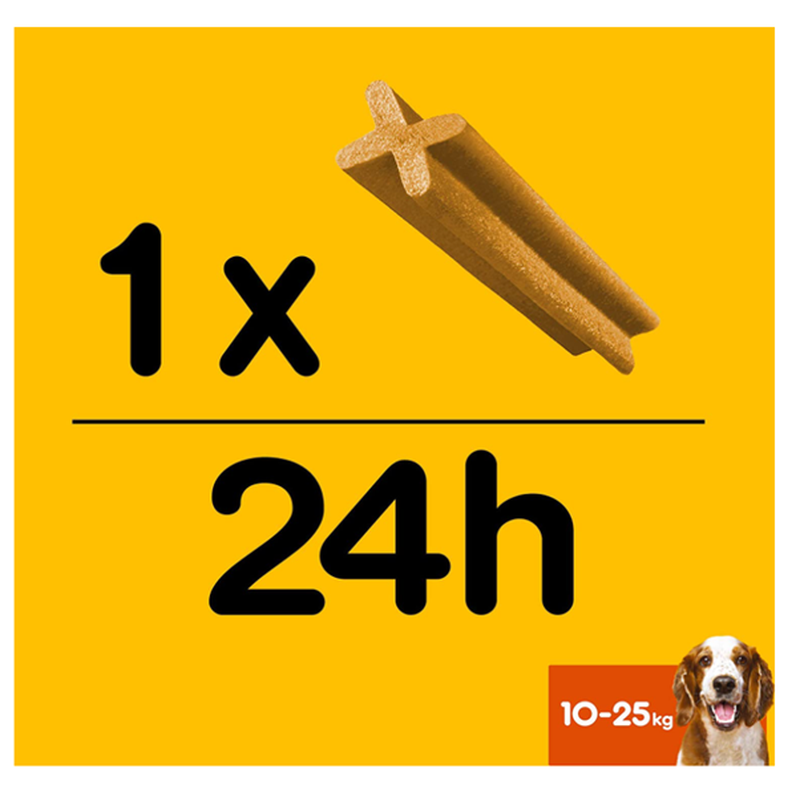 Pedigree Dentastix 2 Packs Of 28 Sticks (56 In Total) For Medium Dogs (10-25kg)