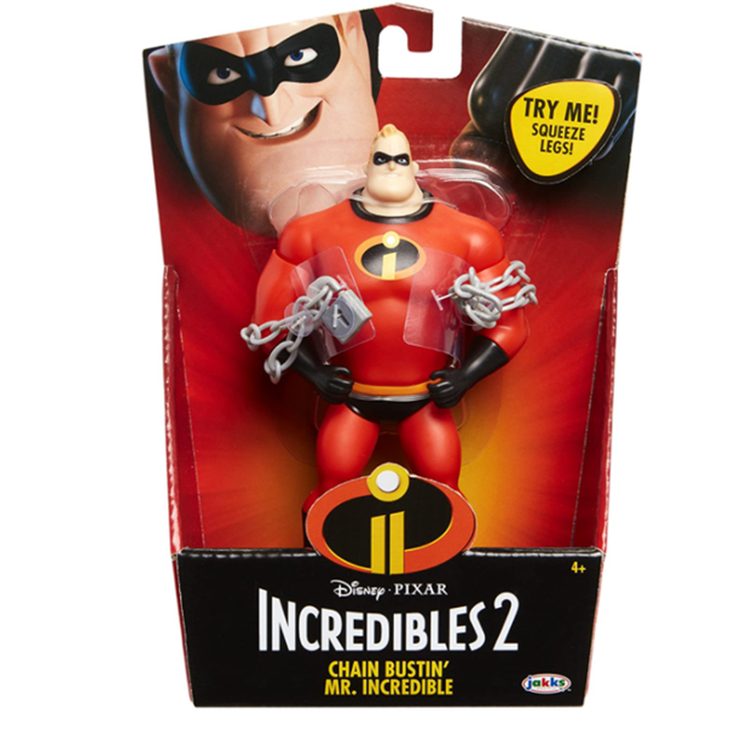 Disney Pixar Incredibles 2 Chain Bustin Mr Incredible Action Toy New