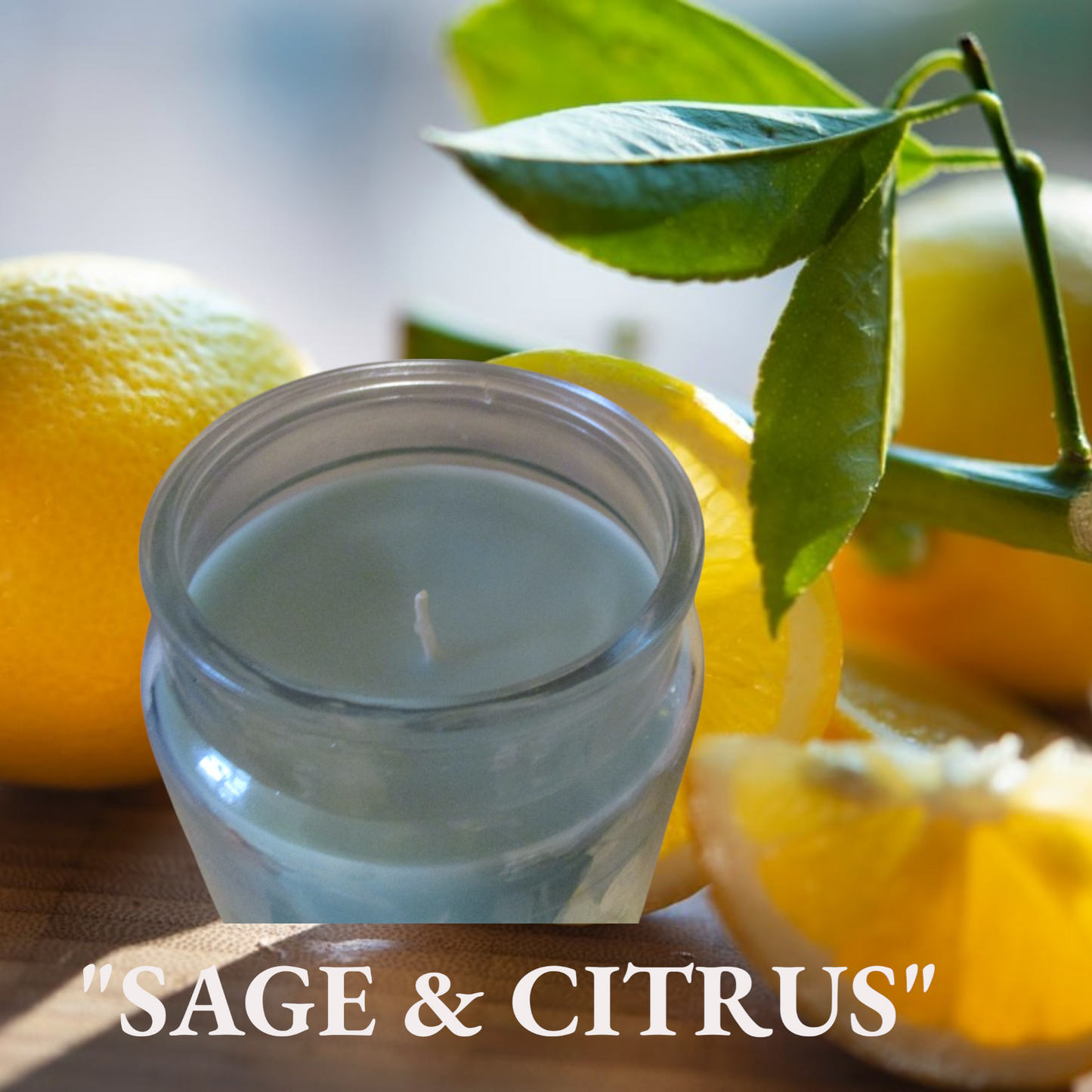 Luxury Scented Candle - (Sage & Citrus) - (By Wickford & Co)