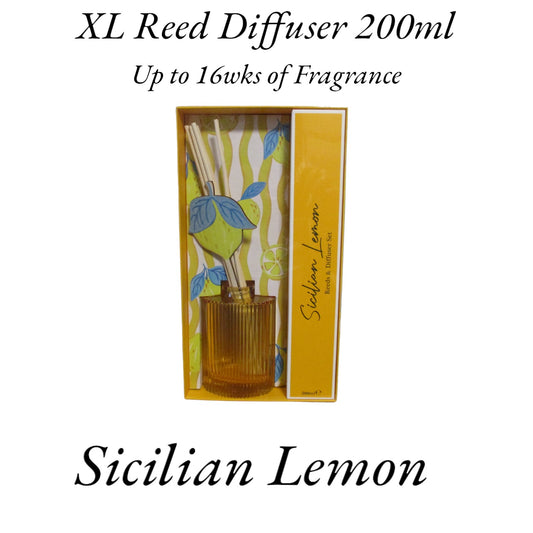 Diffuser XL - 200ml  Sicilian Lemon - 16 weeks of fragrance