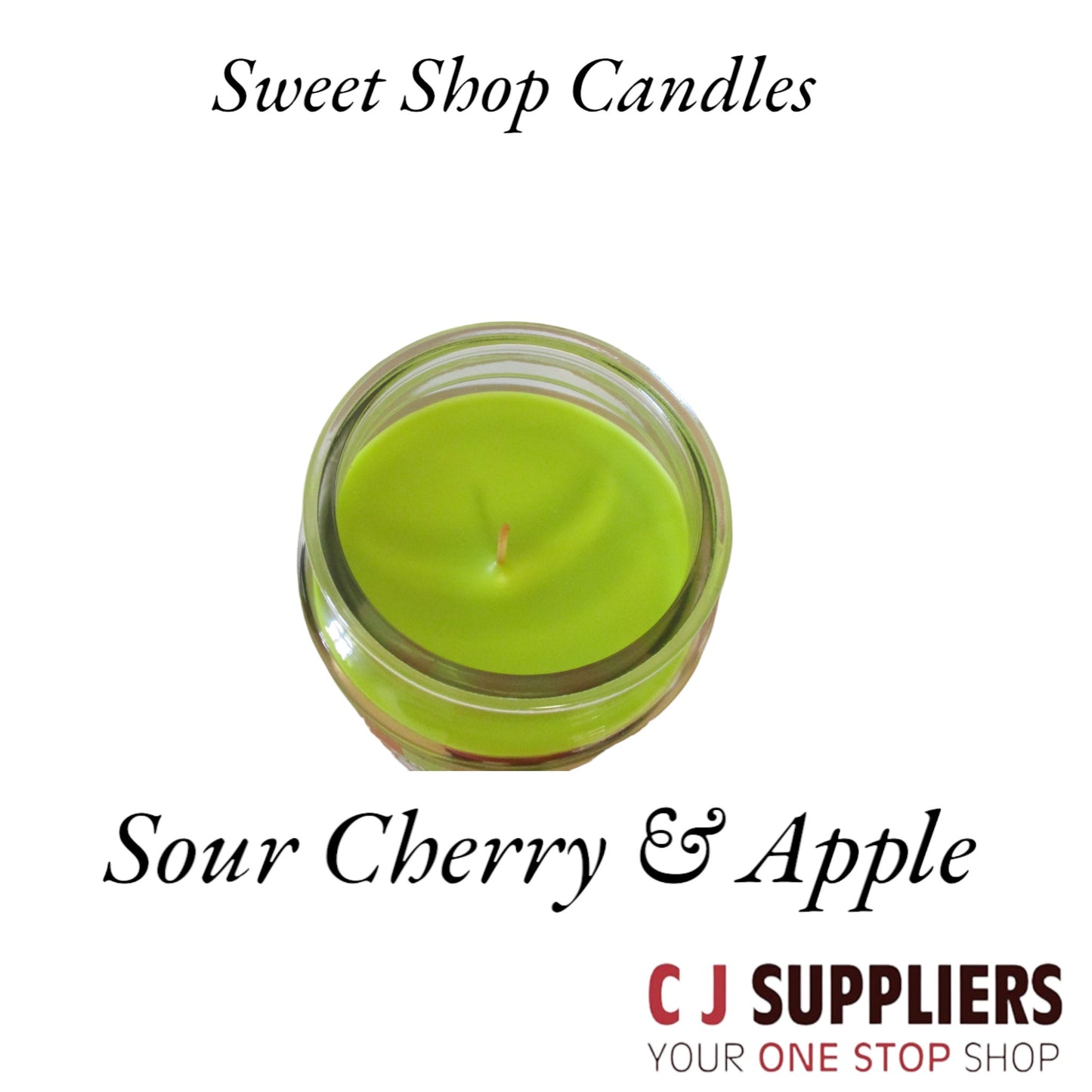 Swizzels (Sweet Shop Favorites) Squashies  Sour Cherry & Apple Candle