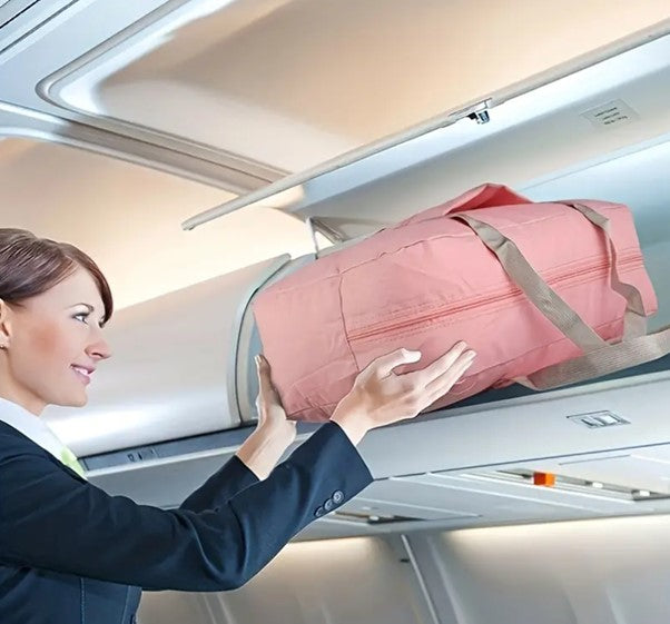 Handy Fold- Away - Under Seat Cabin Bag - Flight Hand Luggage  45cm x 30cm x 13cm