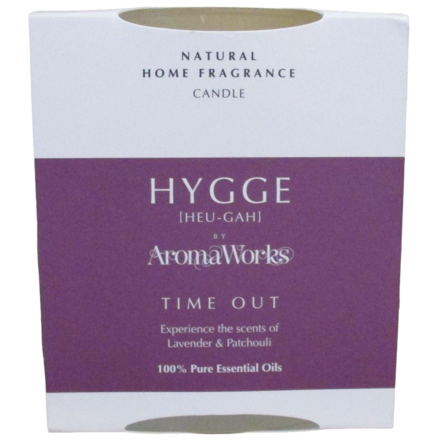 Aroma-Works Hygge “TIME OUT” Lavender & Patchouli , Candle 220g