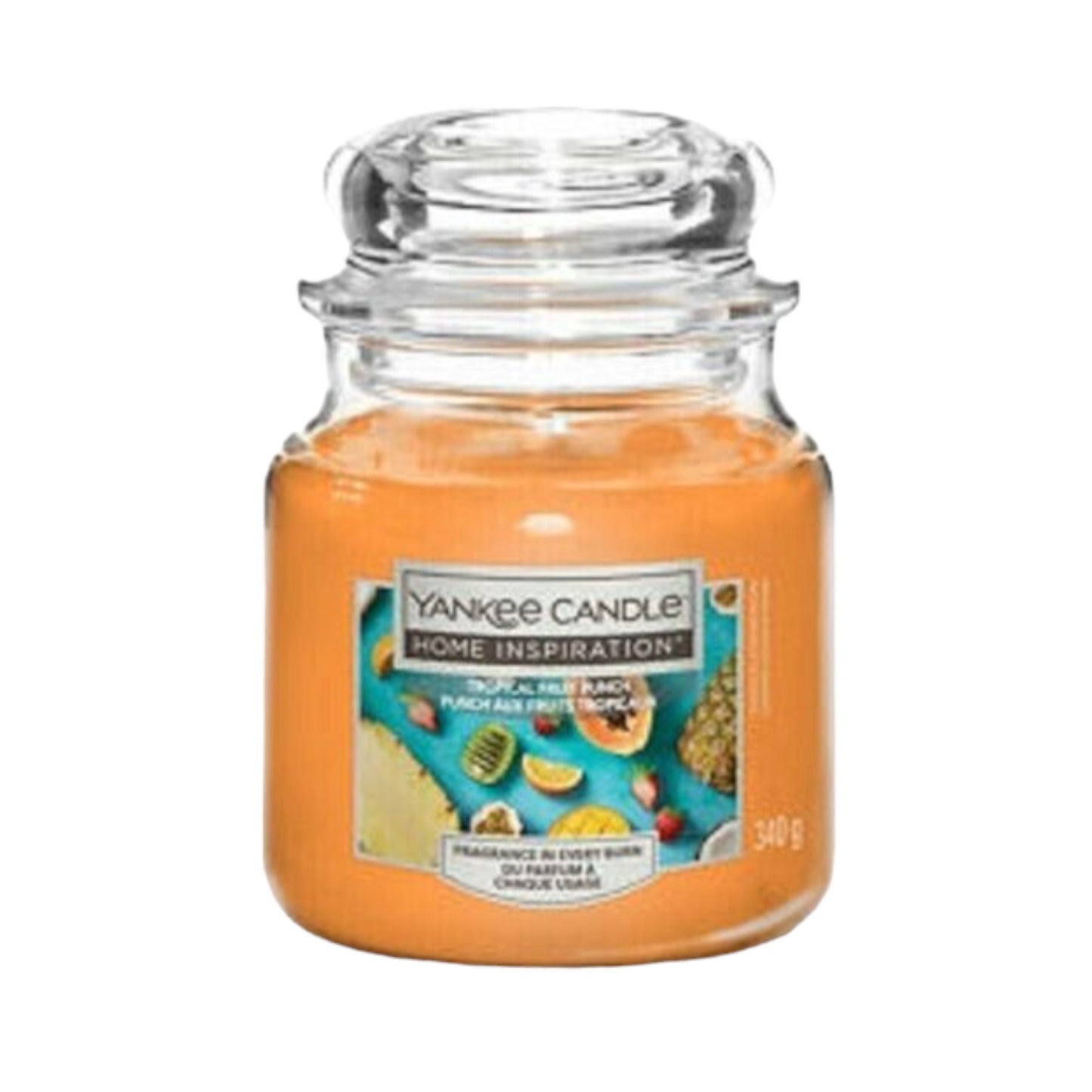 Yankee Candle Tropical Fruit Punch Home Inspiration Medium Jar 340g.