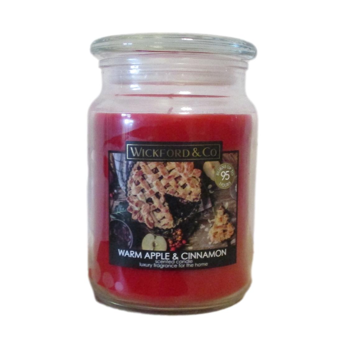 Wickford & Co - 18oz Candle - (Warm Apple & Cinnamon) 95hrs