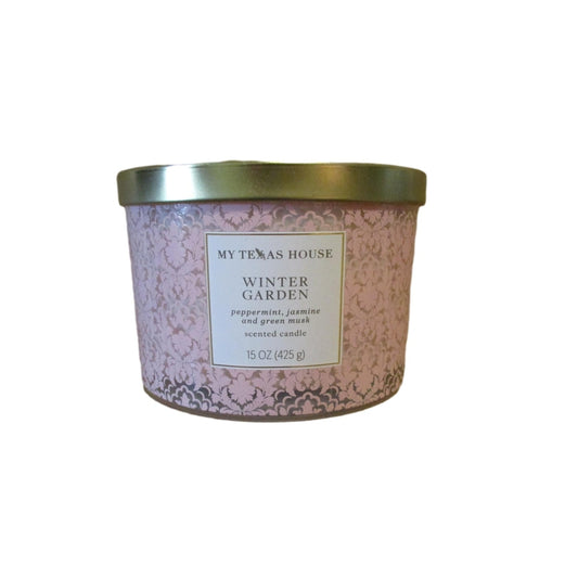 My Texas House - 15oz 3 Wick Scented Candle "Winter Garden"